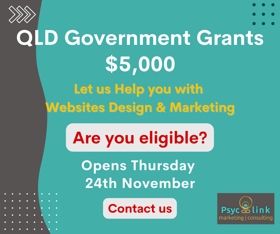 Round 4 QLD Governemnt Grants-Psychlink Marketing and Consulting - Register